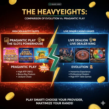 ⚔️Best Game Providers for SA Players: Evolution vs. Pragmatic Play