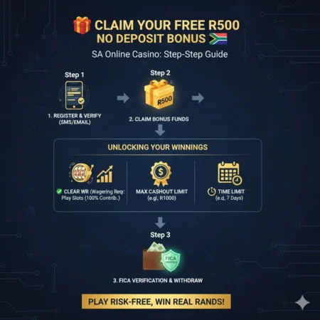 🎁How to Claim Your R500 No Deposit Bonus at an SA Casino