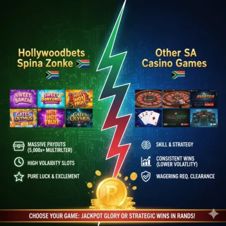 🌟Hollywoodbets Spina Zonke vs. Other SA Casino Games: A Comparison