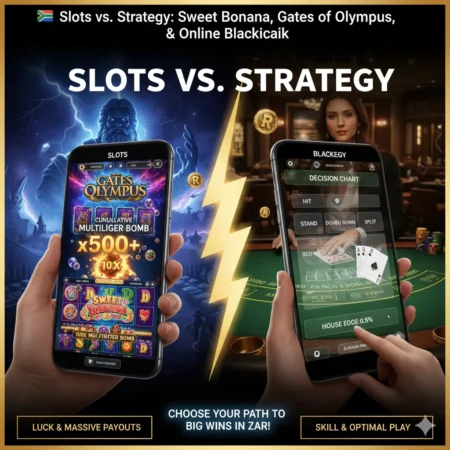 🇿🇦 Slots vs. Strategy: Sweet Bonanza, Gates of Olympus, and Online Blackjack